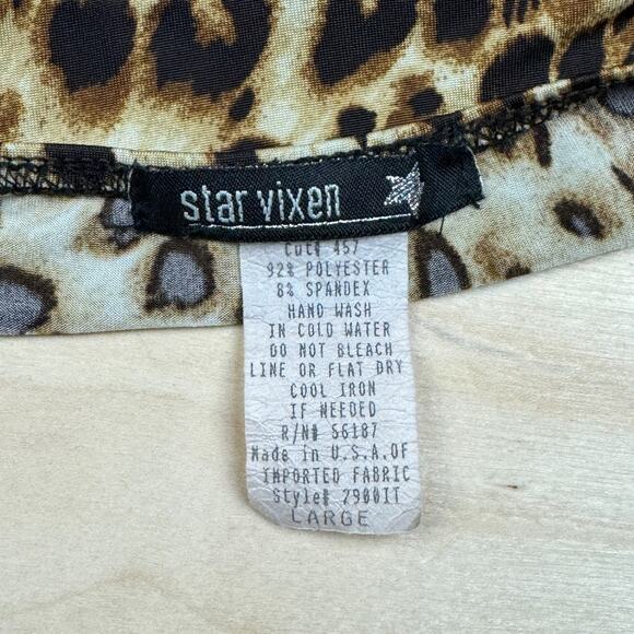 Vintage 1990s Leopard Print Sleeveless Slipdress - Picture 5 of 7